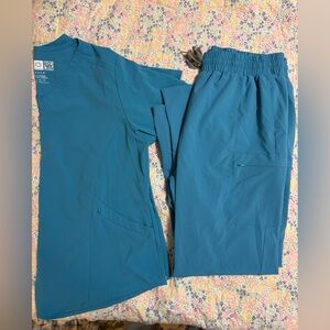 WonderWink Women’s Teal Scrub Set 1X